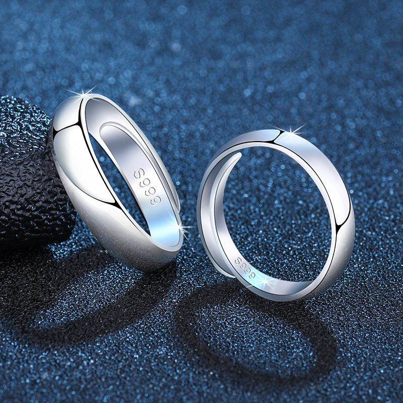 Damen & Herren & Style Simple Love Wedding Lovers Ringe