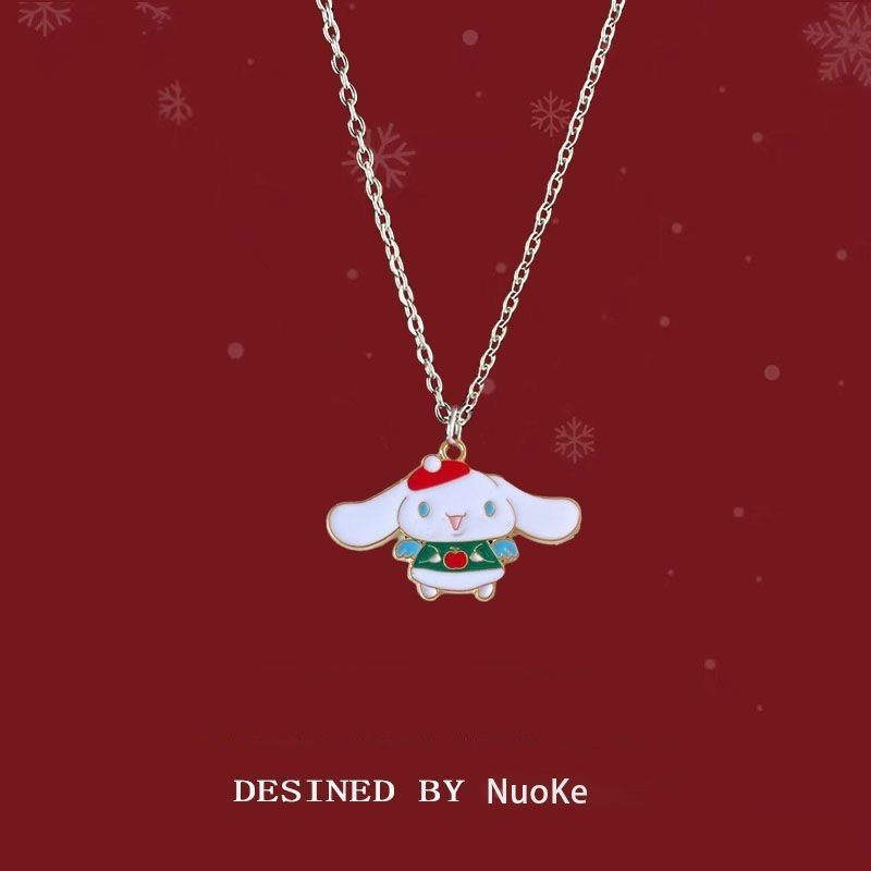 Colliers mignons de clown de dessin animé de pendentif de cadeau de Noël