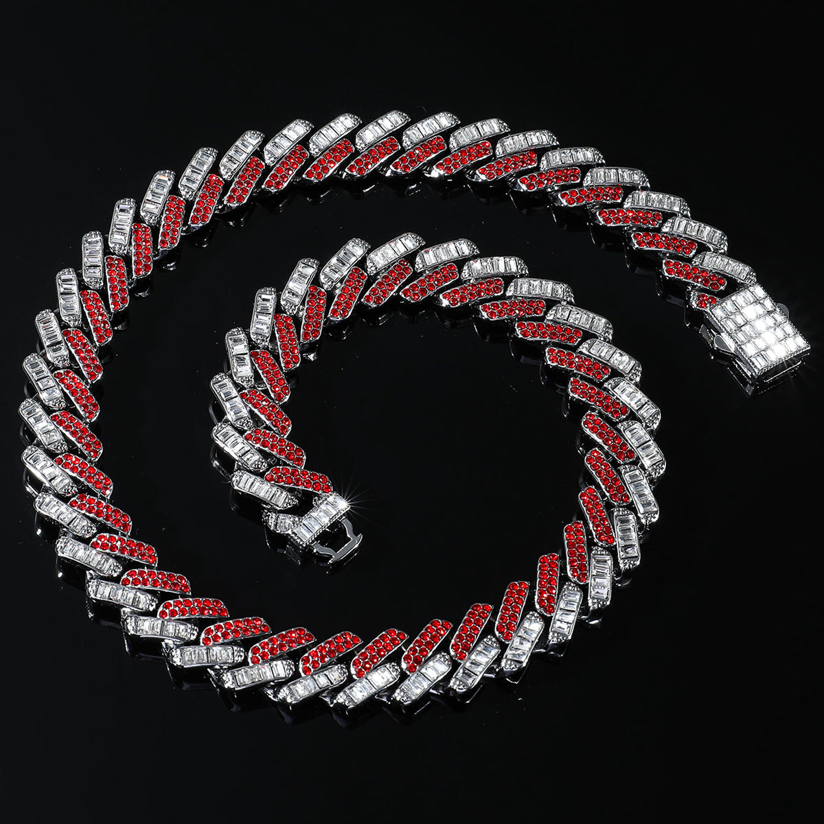 Men's Personalized Diamond Full Cuban Link Chain Necklaces