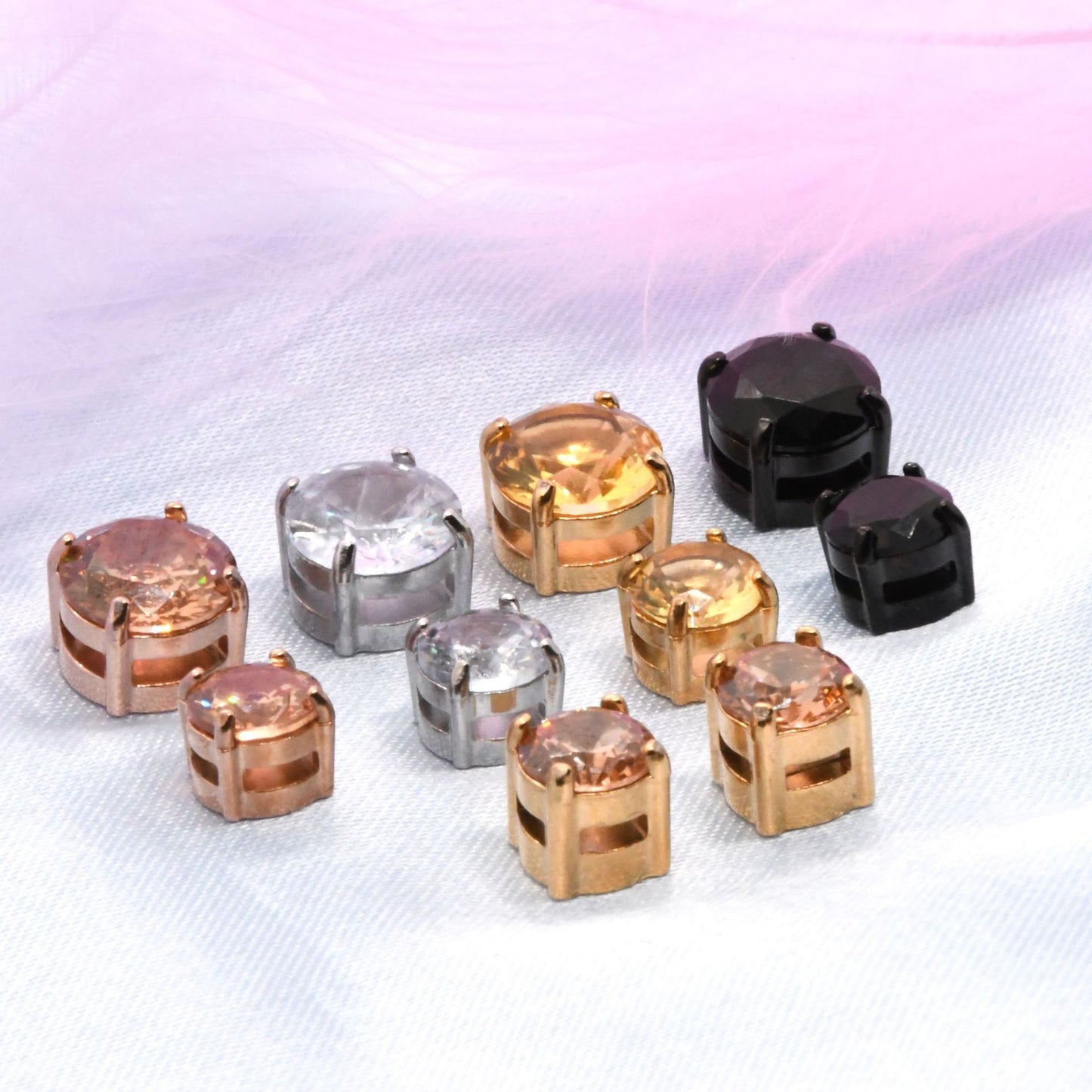 Zircon Ear Clip Bone Piercing Jewelry Earrings