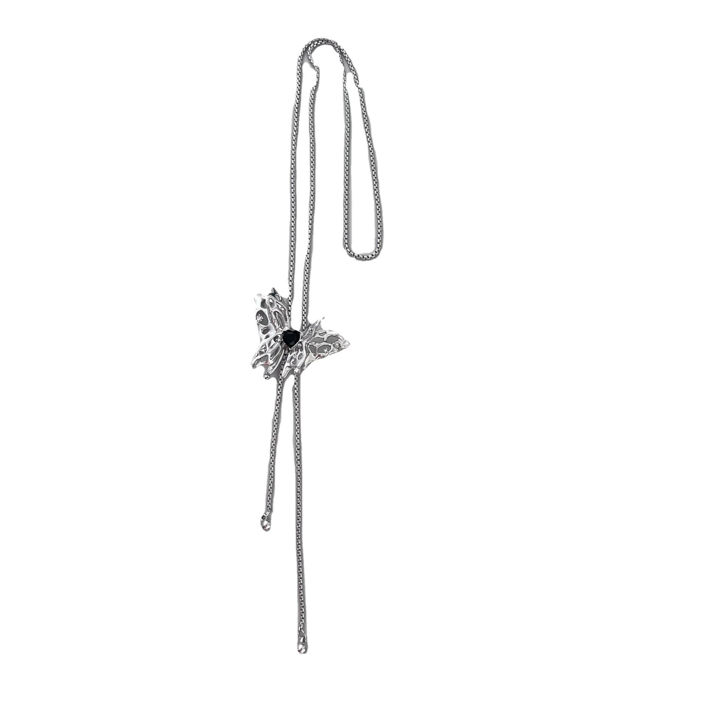 Butterfly Sweater Chain Long Simple Coat Necklaces