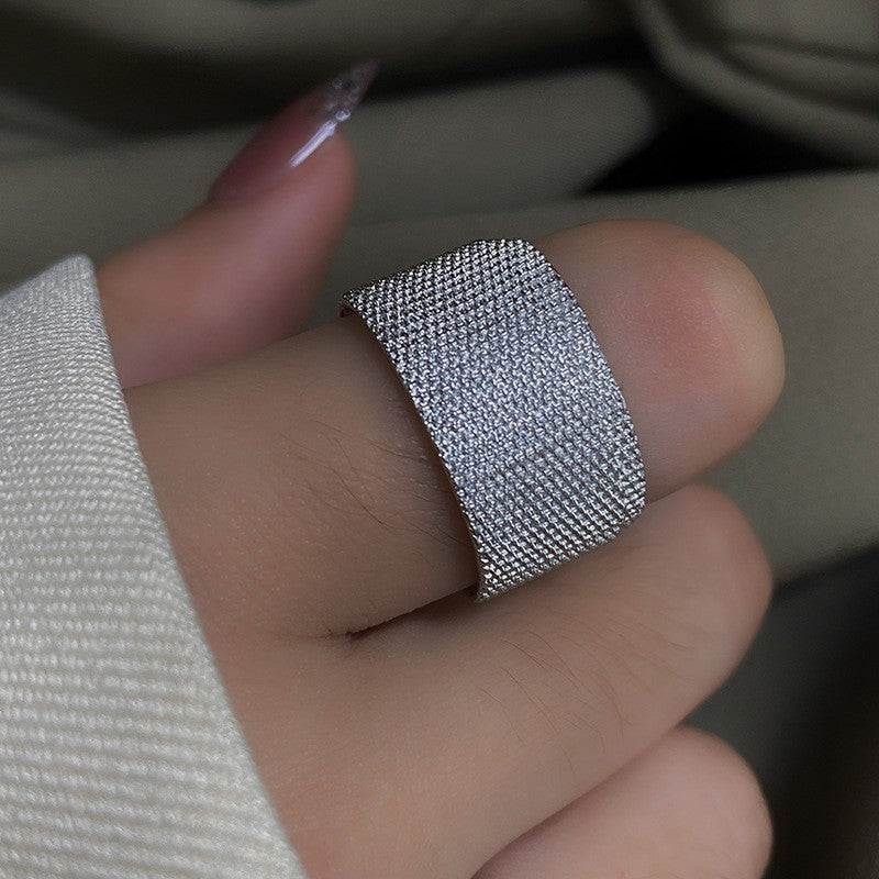 Mori Style Retro Minority Design Open Female Grit To Rings
