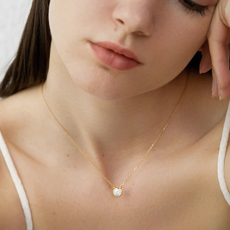 Colliers de luxe avec oreilles en Zircon Flash pour femmes, Style froid, Mini lumière exquise