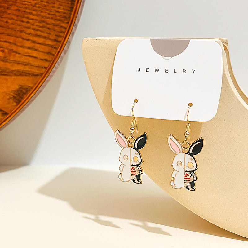 Cartoon Halloween Trendy Cool Funny Personality Animal Earrings