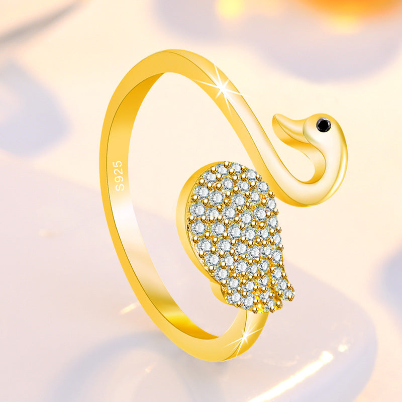 Personalized Index Finger Cold Light Luxury Design Rings