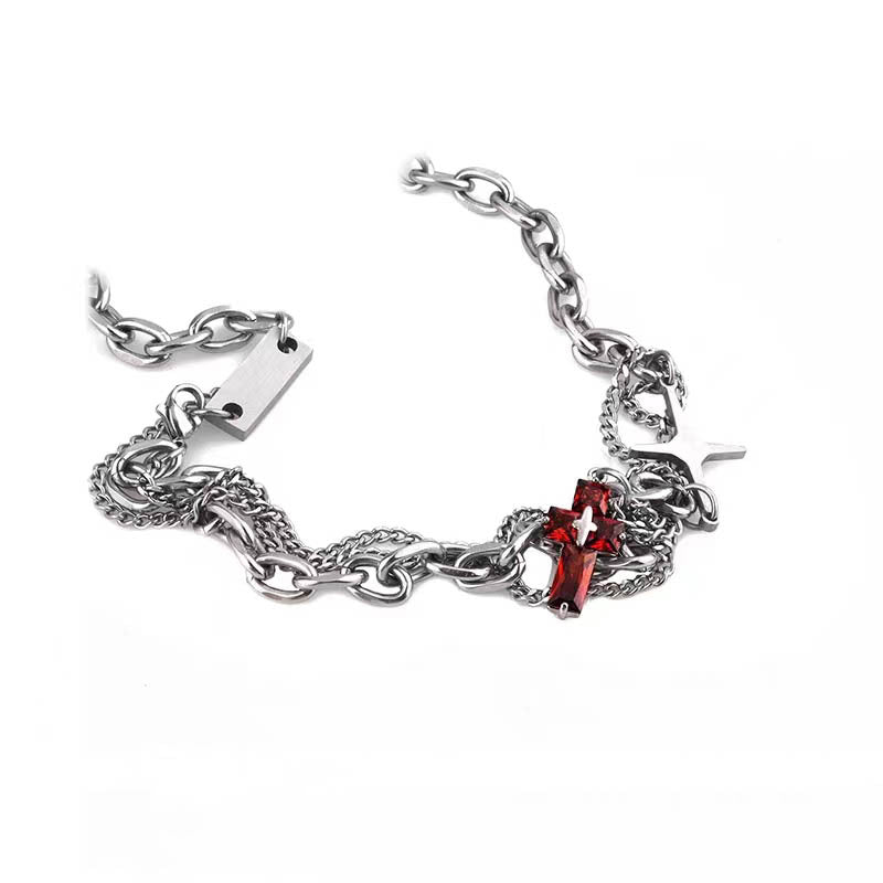 Colliers de luxe en acier titane pour femmes et hommes, sans décoloration, style Hip Hop léger, de haute qualité