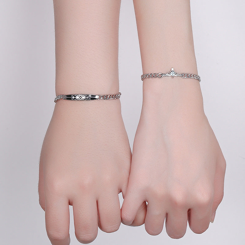 Damen- und Herren-Armbänder und Ritterpaare, einfache Fernliebe-Gedenkarmbänder zum chinesischen Valentinstag