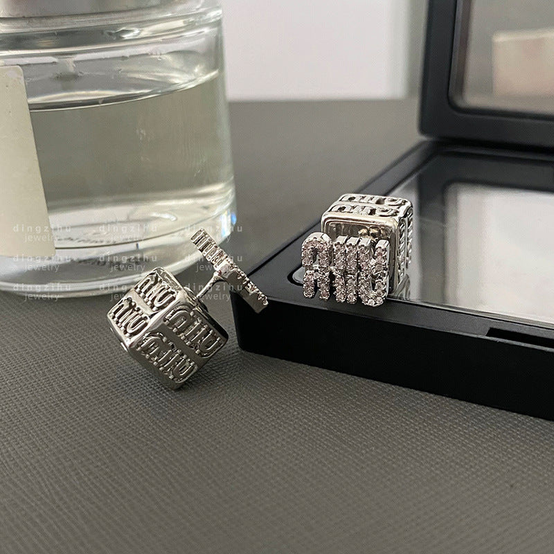 Women's Letter Summer Sterling Sier Light Luxury Earrings