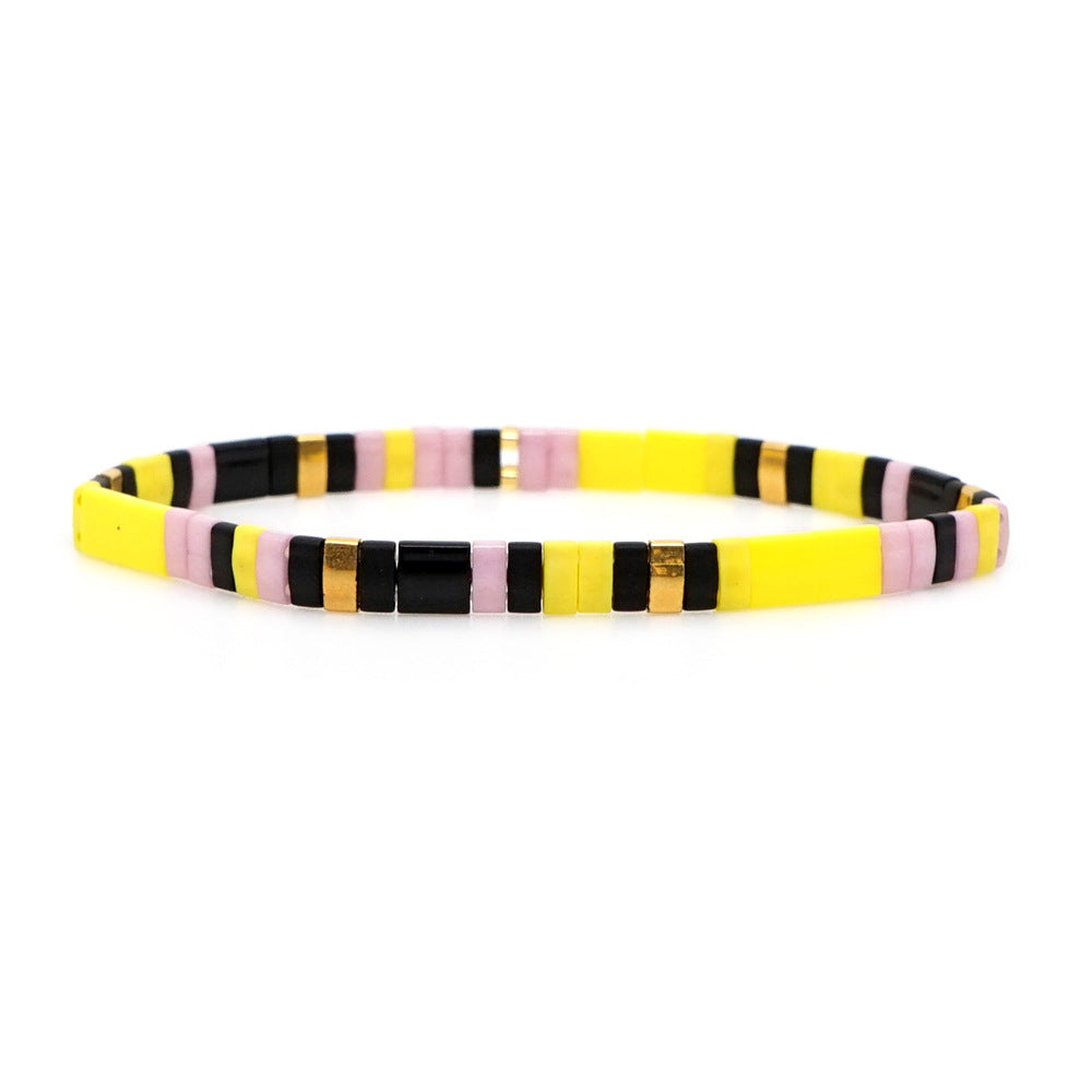 Damen-Armbänder im Retro-Stil mit Perlen im böhmischen Stil am Meer