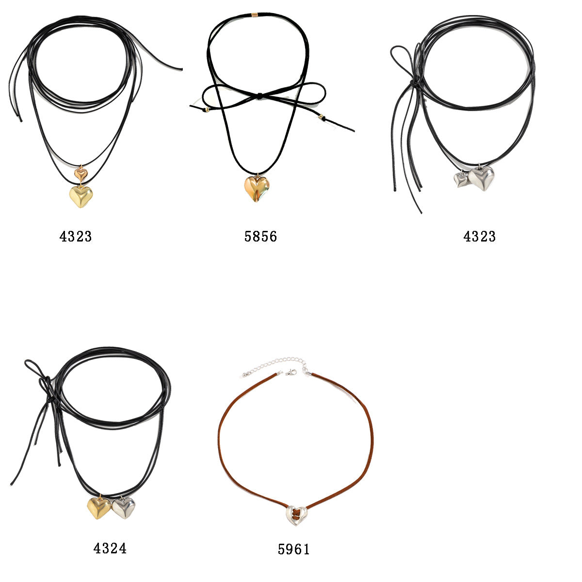 Pull Sweet Cool Punk Personality Retro Necklaces