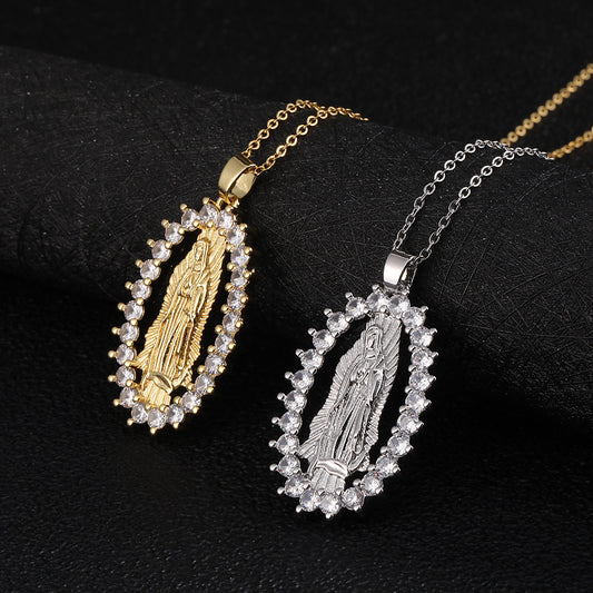 Mary Pendant Female Accessories Simple Clavicle Necklaces