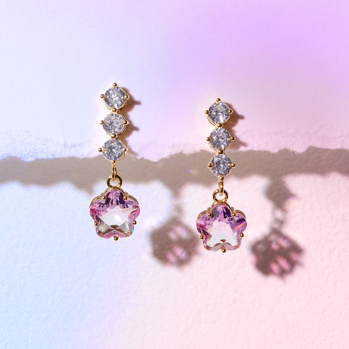Temperamental Minority Flower Female Micro Inlaid Zircon Rings