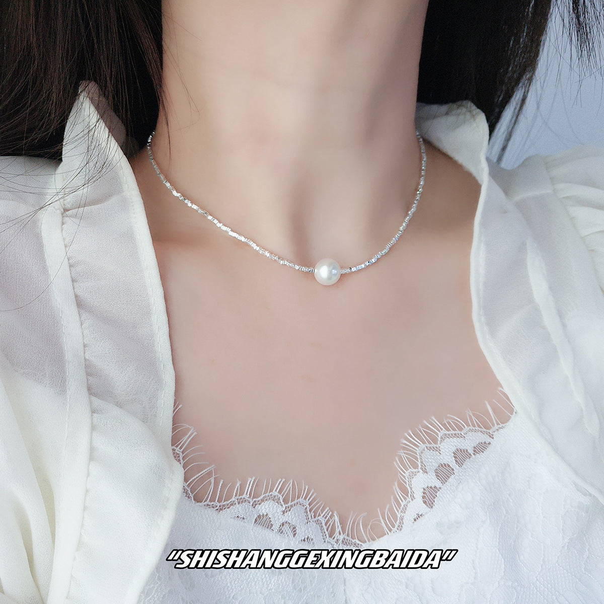 Square Small Pieces Of High-grade Light Necklaces