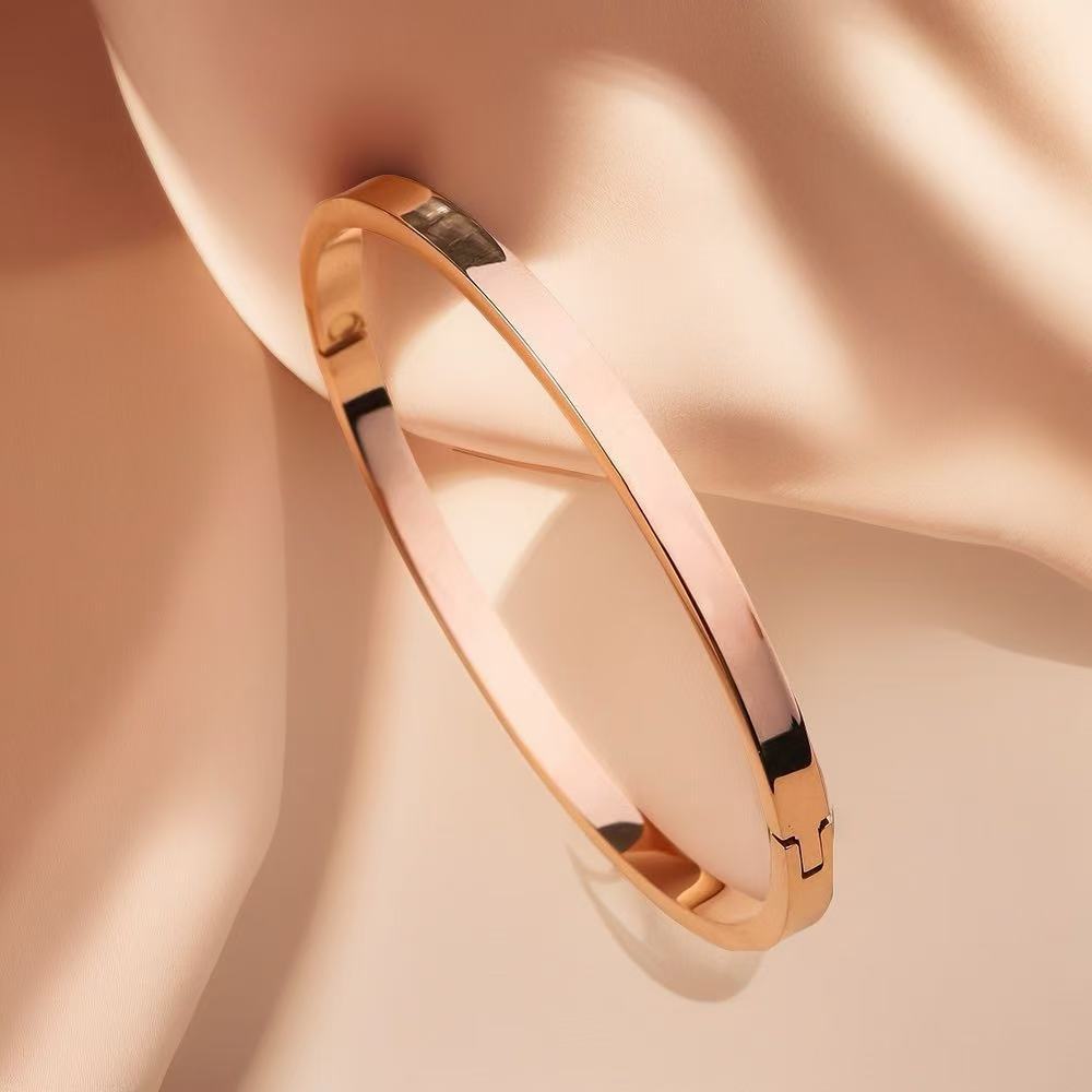 Light Luxury Stainless Steel Titanium Summer Bracelet