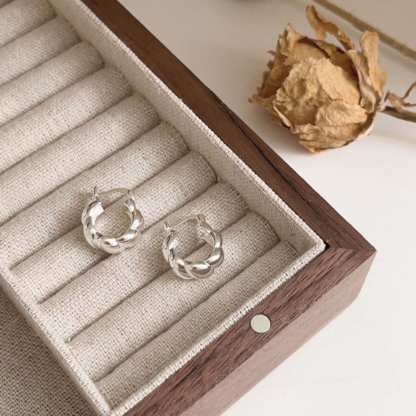 Women's Sterling Live Broadcast Fashionable High Sense Earrings