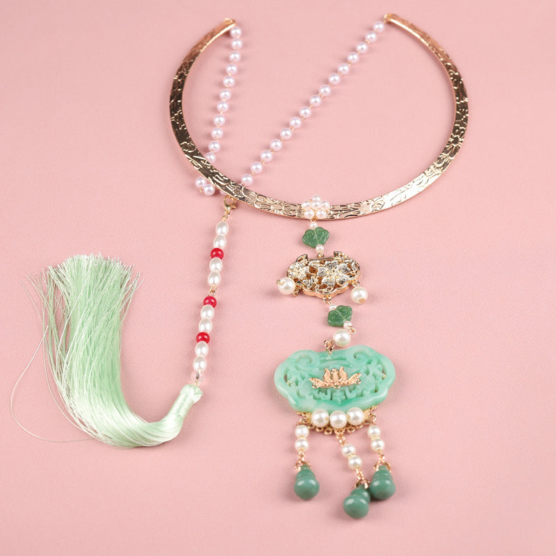 Ancient Style Cheongsam Long Ming Placket Necklaces