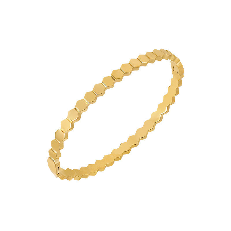Titanium Steel Niche Design Tide Light Luxury Bracelet