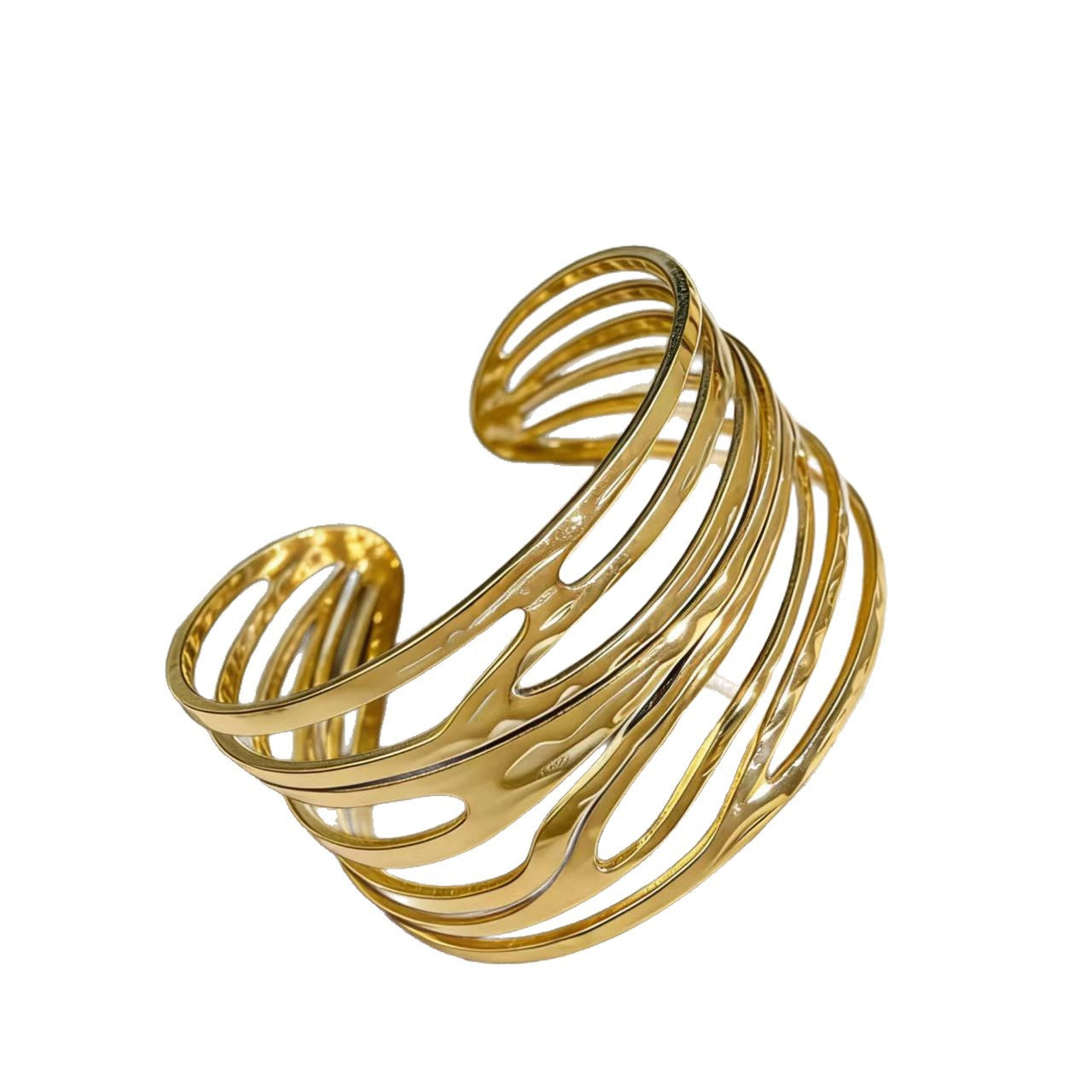 Retro Hollow Exaggerated High-grade Open Adjustable Niche Bracelets