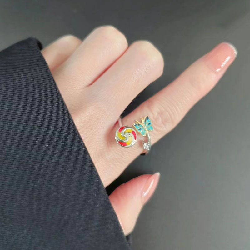 Adjustable Anxiety Relief Opening Decompression Dripping Rings