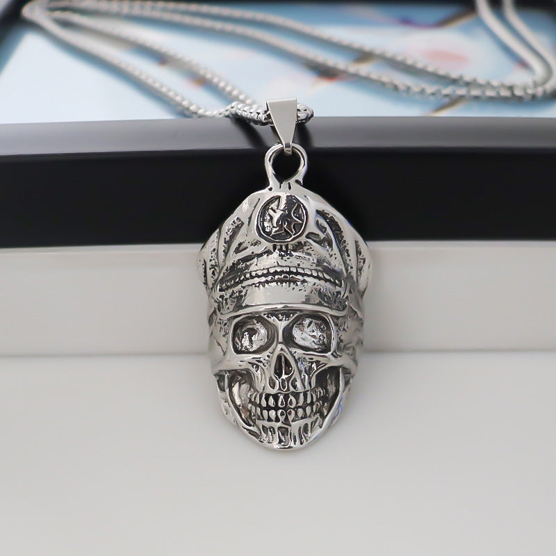Steel Street Dark Style Alloy Skull Necklaces