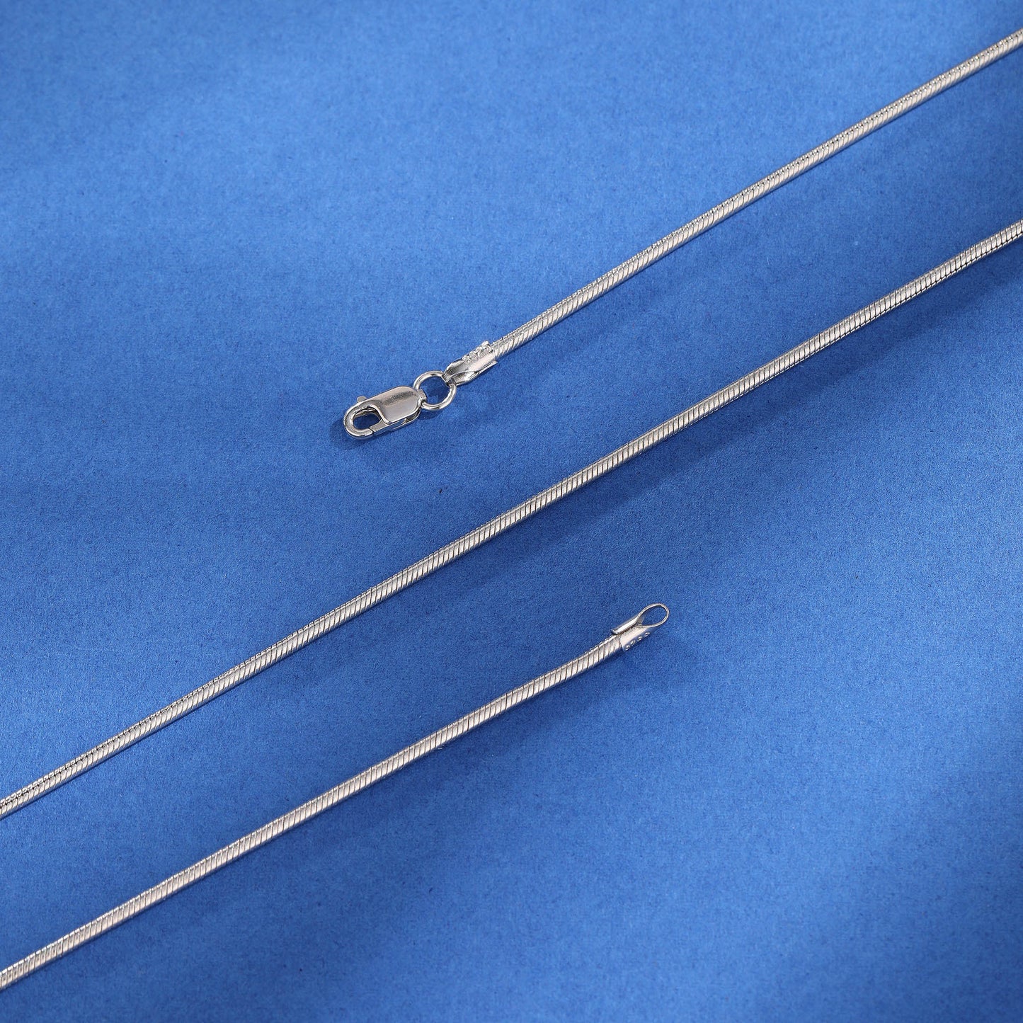 Colliers à clavicule fine en argent sterling avec chaîne en os pour femmes et hommes