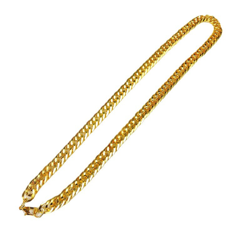 Men's Fair Stall High Imitation Electroplating Faux Necklaces