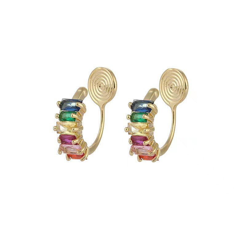Integrated Mosquito Coil Ear Clip No Pierced Earrings