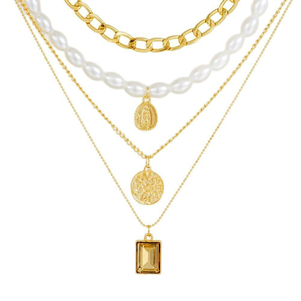 Women's Pearl Chain Light Luxury Temperament High Necklaces