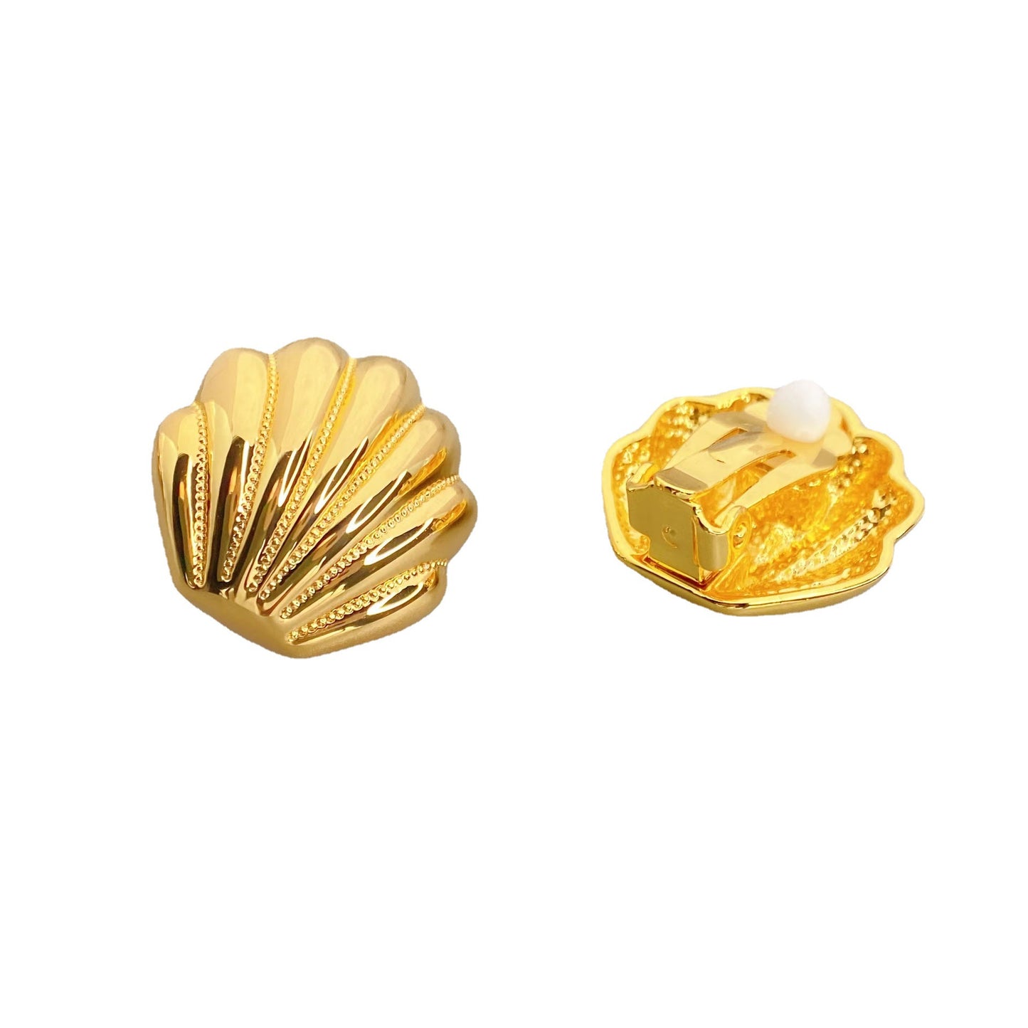 Personalized Female Brass Material Electroplated Real Earrings