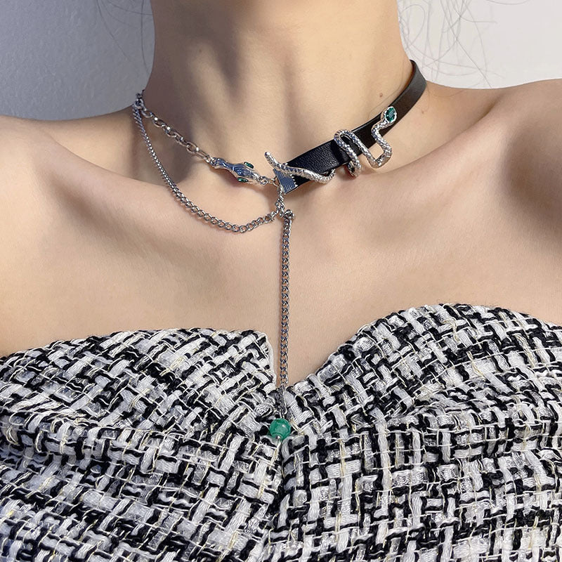 Collier Design de Niche Punk vent froid colliers