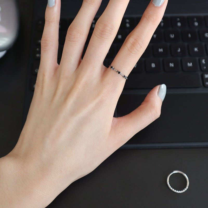 Women's Design Retro Antique Finishing Opening Fashion Personality Rings