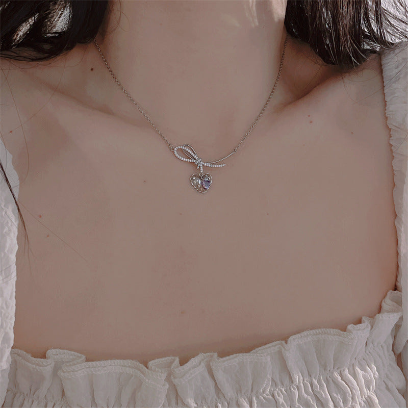 Colliers de clavicule pour femmes, hommes et doux et Cool, étoiles de fleurs, cœur pour conception de niche