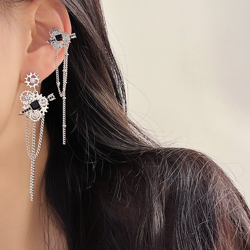 Irregular Heart Zircon Female Cold Style Sweet Necklaces