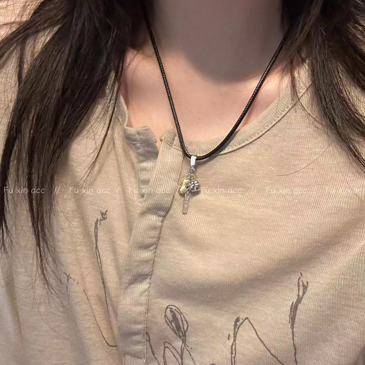 Peanut Pendant National Fashion Light Luxury Necklaces