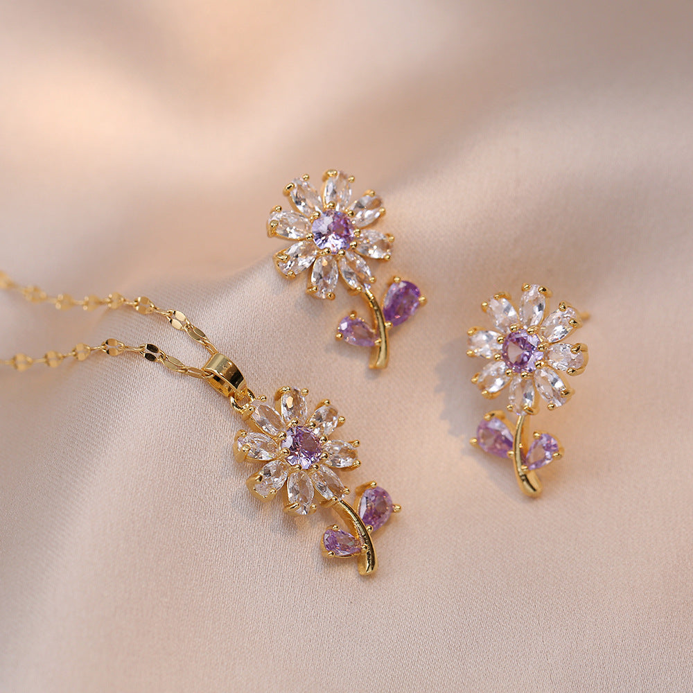 Chaîne de clavicule en Zircon de tempérament de luxe pour femmes, petits colliers rétro