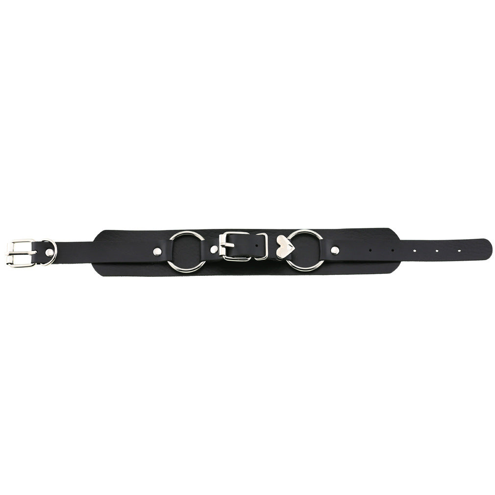 Colliers de ceinture personnalisés en cuir punk Heart Love