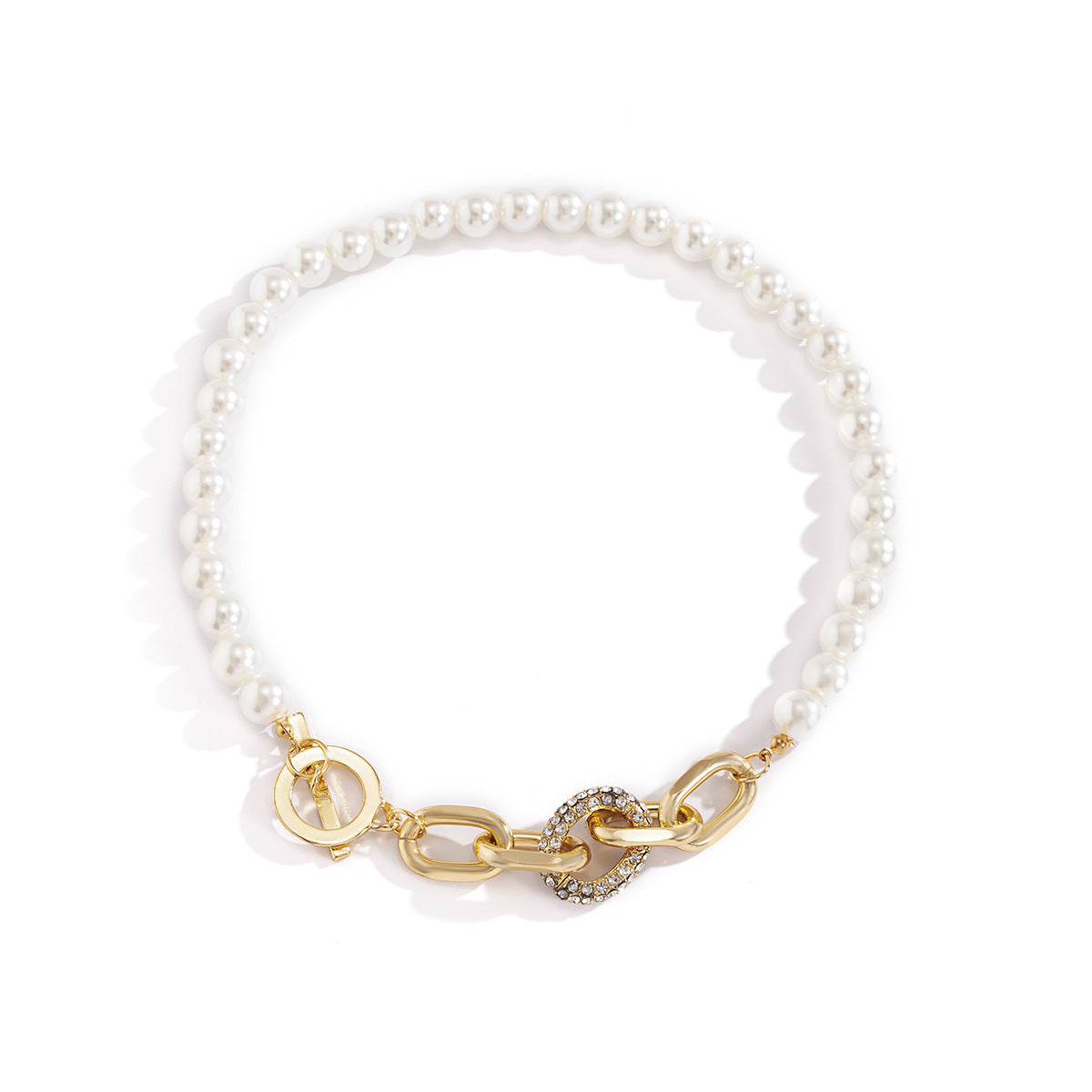 Simple Fashion Imitation Pearl Chain Temperament Micro Necklaces