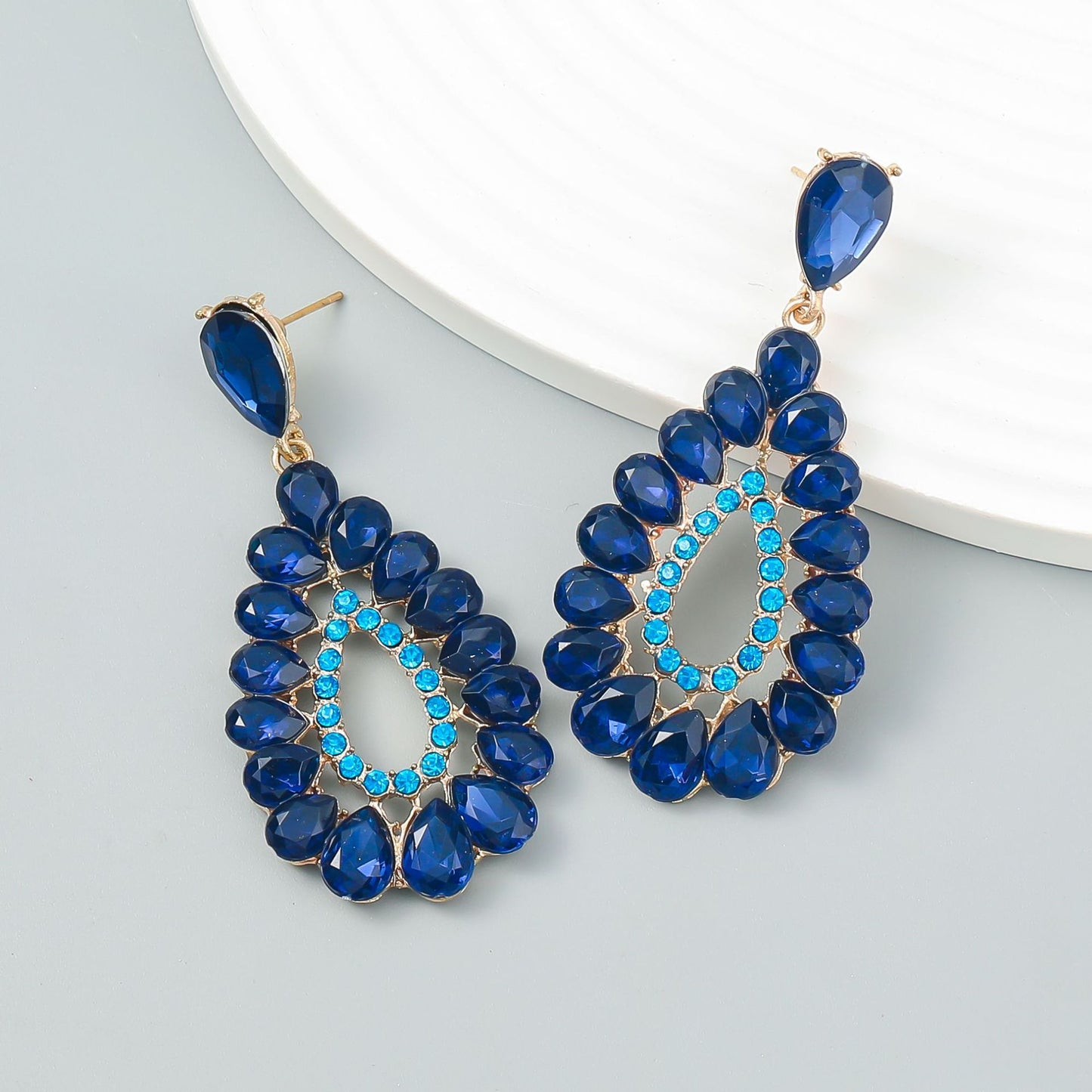 Women's Style Alloy Acrylic Diamond Drop-shaped For Earrings