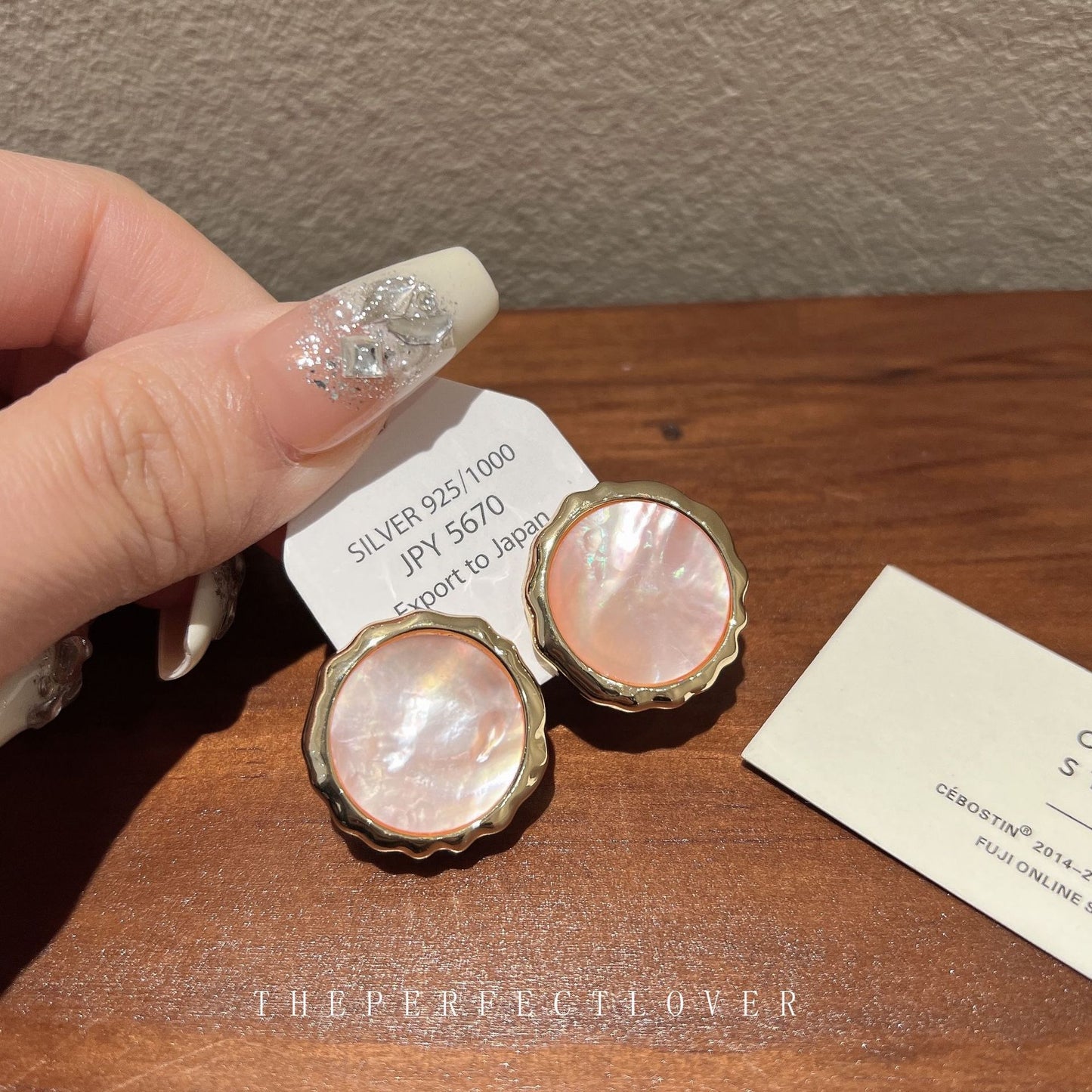 Women's Retro Style Irregular Round Fritillary For Earrings