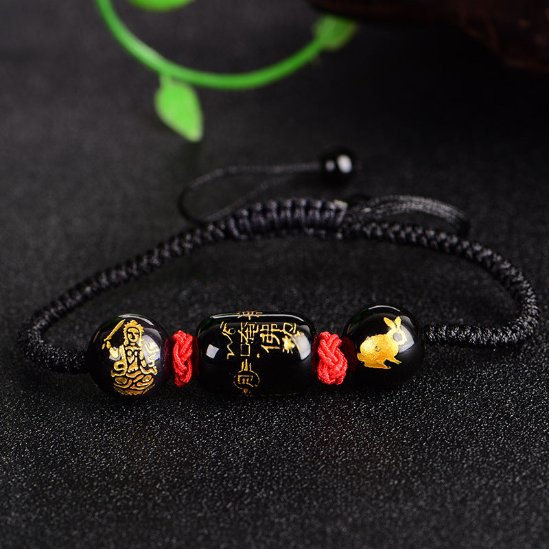 Zodiac Thai Red Agate Rope Tiger Bracelets