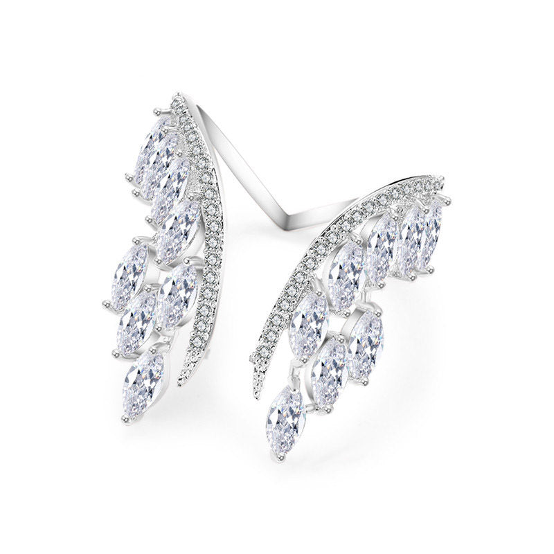 Creative Angel Wings Open Female Exquisite Rings
