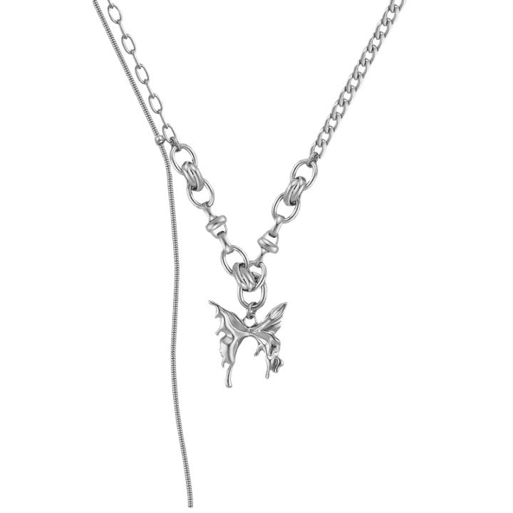 Women's Butterfly For Chain Stitching Clavicle Trendy Necklaces