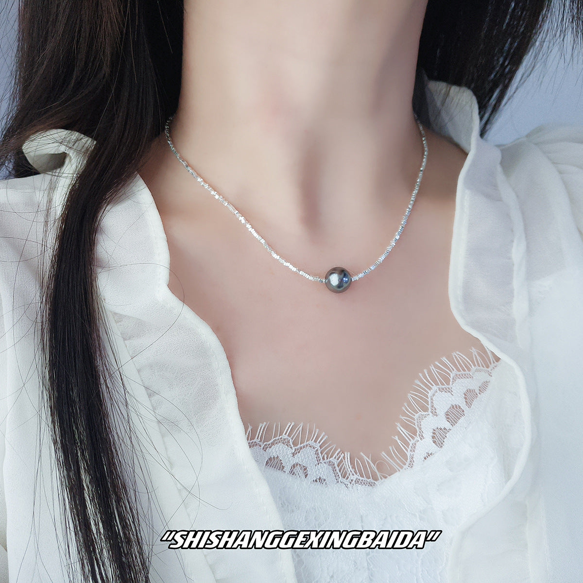 Square Small Pieces Of High-grade Light Necklaces