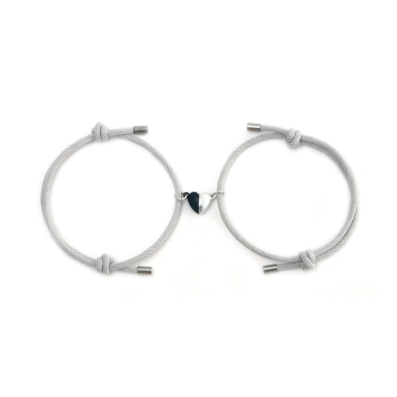 Damen & Herren & Liebesmagnet-Paarpaar und Armbänder