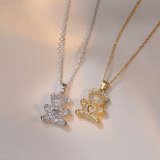 Titanium Steel Female Sweet Hip Hop Necklaces