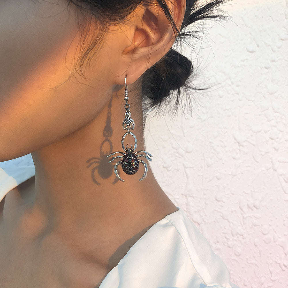 Halloween Exaggerated Dark Eccentric Personality Design Earrings