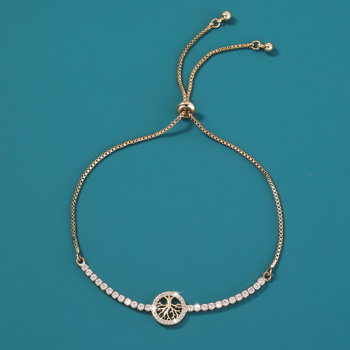 Damen-Armbänder im trendigen, verstellbaren, erschwinglichen Luxus-Stil mit Mikro-Intarsien aus Zirkon