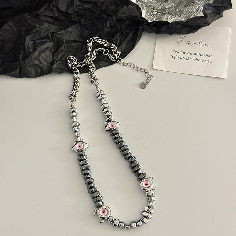 Sier Shiny Gem Fashion Female Clavicle Necklaces