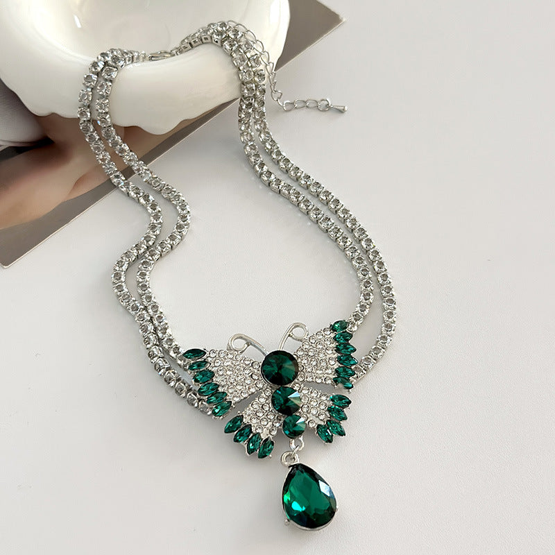 Women's High-grade Water Drop Niche Commuter Light Luxury Necklaces