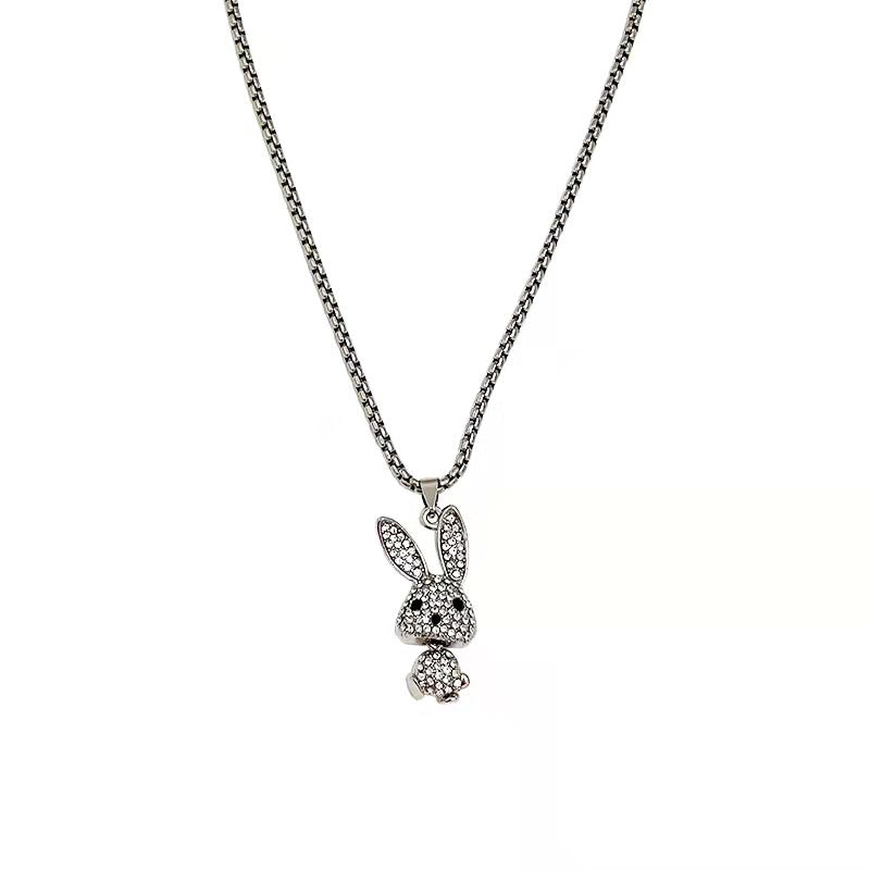 Women's Accessories Long Pendant Titanium Steel Trendy Hip Hop Sweater Necklaces
